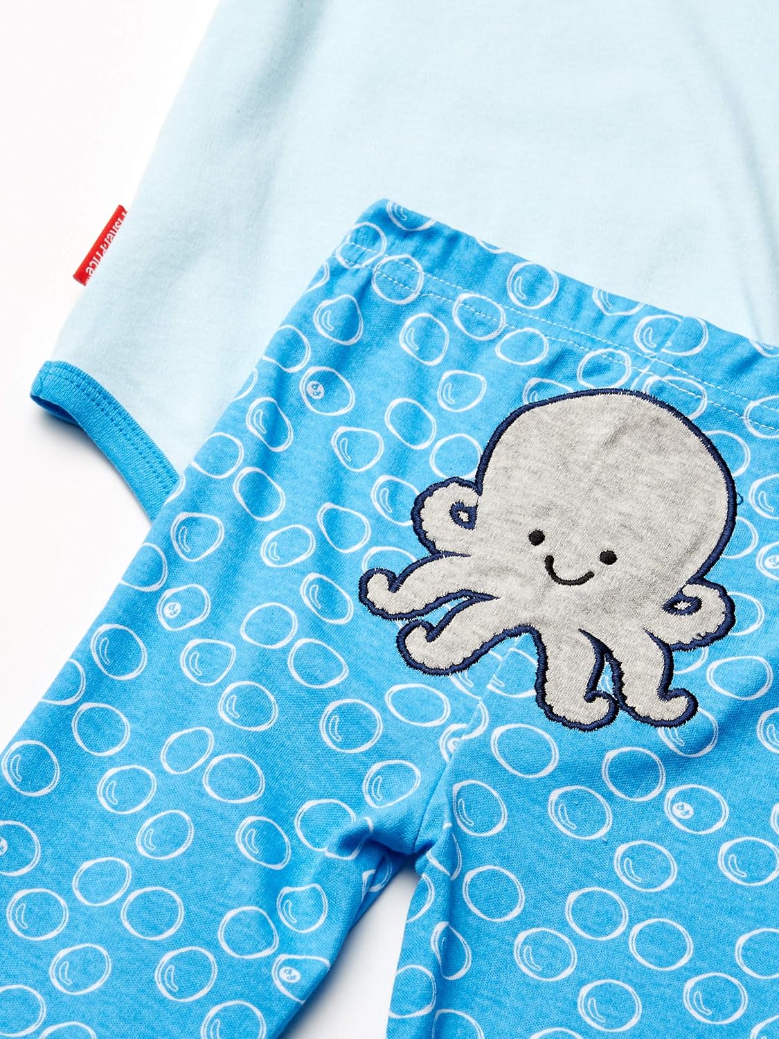FisherPrice babyboys 3 Piece Shortsleeve Bodysuit Pant and Cap Layette SetNautical Blue