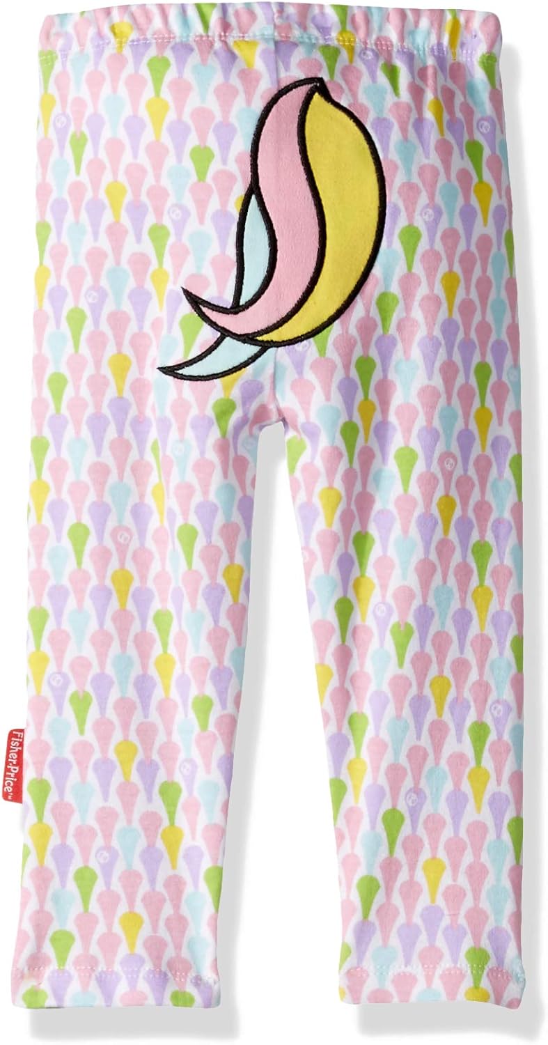 FisherPrice babyboys 3 Piece Shortsleeve Bodysuit Pant and Cap Layette SetWhitePink
