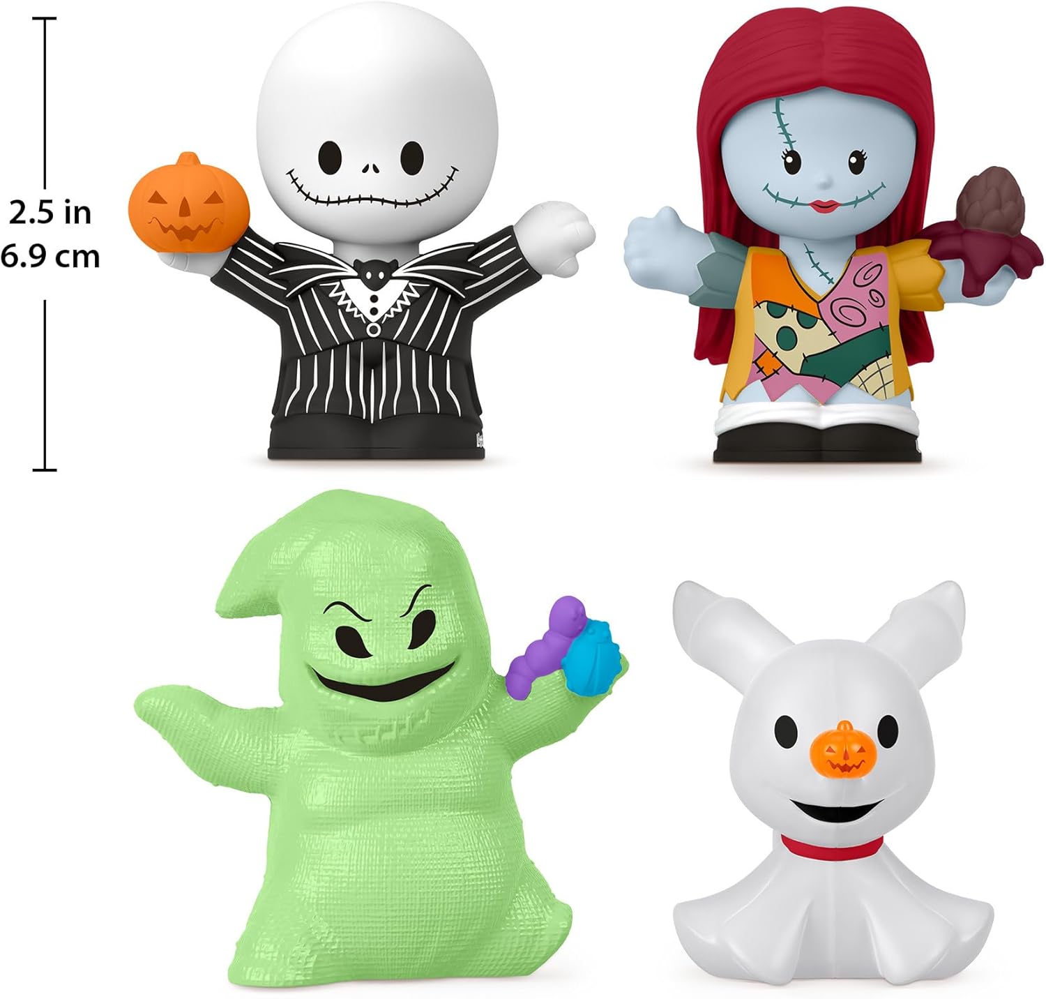 Little People Collector Disney Tim Burtons The Nightmare Before Christmas Special Edition Set for Adults ampamp Fans 4 Figures in Display Box