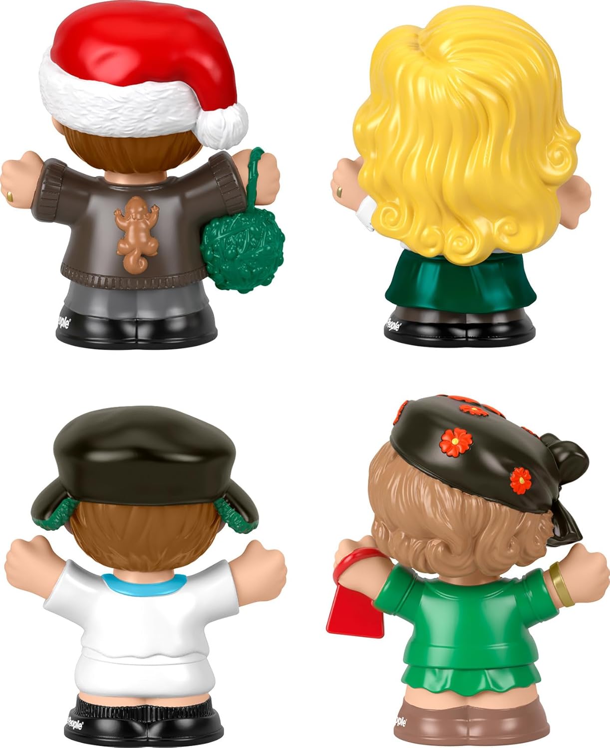 Little People Collector National Lampoons Christmas Vacation Movie Special Edition Set for Adults ampamp Fans 4 Figures in Display Package
