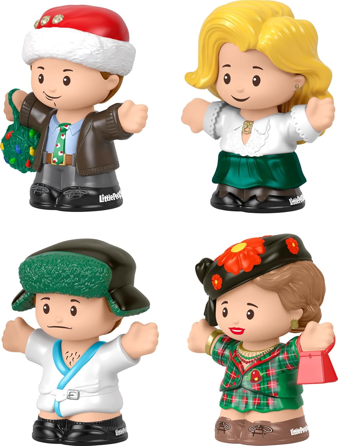 Little People Collector National Lampoons Christmas Vacation Movie Special Edition Set for Adults ampamp Fans 4 Figures in Display Package
