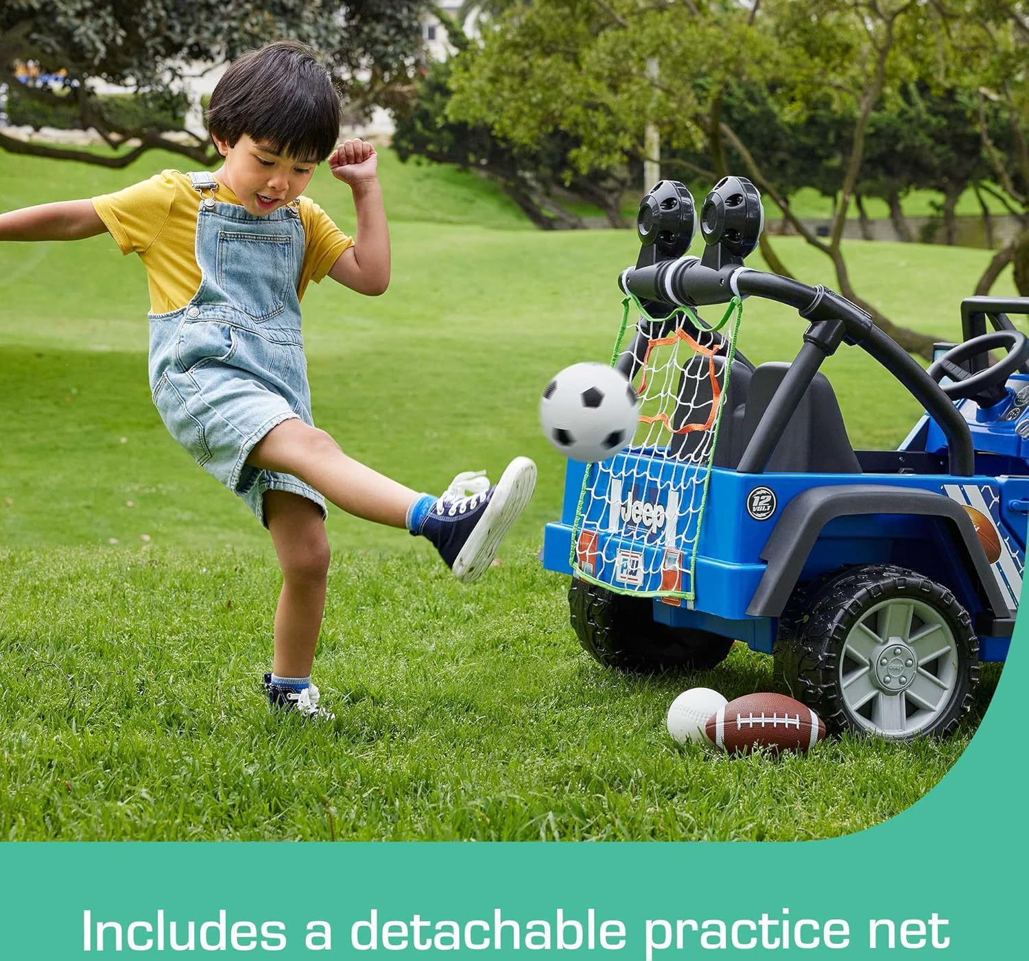 Power Wheels Kids Electric Riding Toy VehicleGameday Jeep  Battery