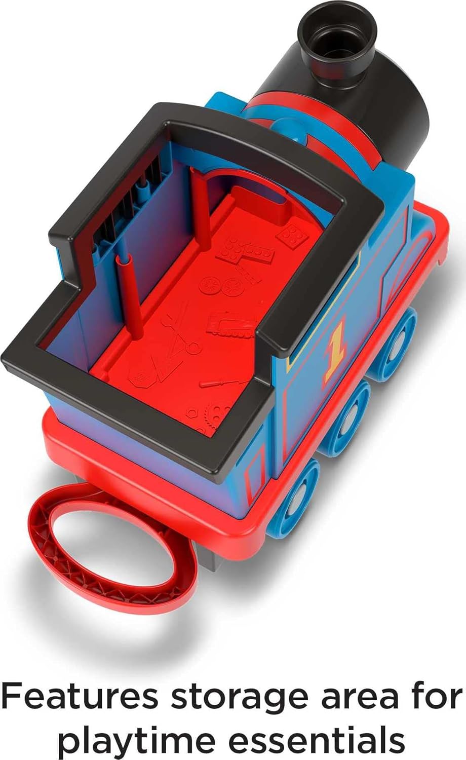 THOMAS ampamp FRIENDS PullAlong Toy Train for Kids Biggest Friend Thomas with Storage for Preschool Kids Ages 2 Years