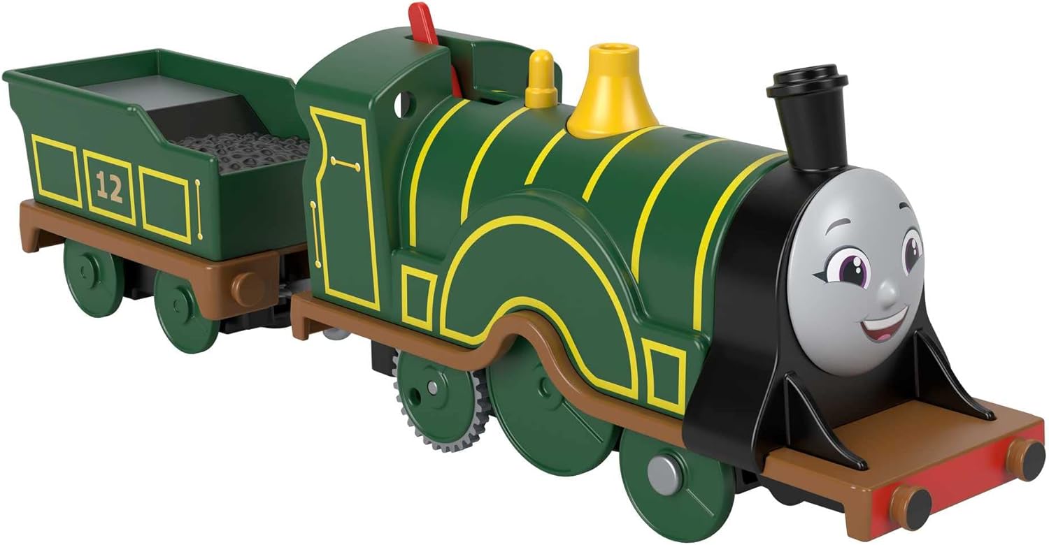 Thomas ampamp Friends Motorized Toy Train Emily BatteryPowered Engine with Tender for Pretend Play Preschool Kids Ages 3 Years