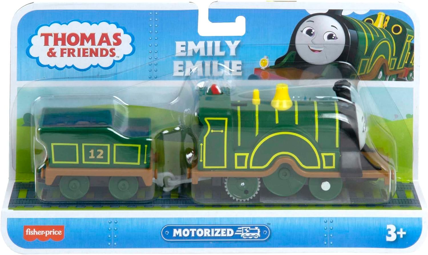 Thomas ampamp Friends Motorized Toy Train Emily BatteryPowered Engine with Tender for Pretend Play Preschool Kids Ages 3 Years
