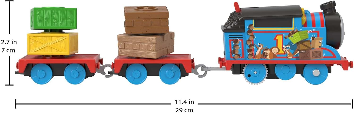 Thomas ampamp Friends Motorized Toy Train Graffiti Percy BatteryPowered Engine with 2 Cargo Cars for Pretend Play Preschool Kids Ages 3 YearsThomas Cargo