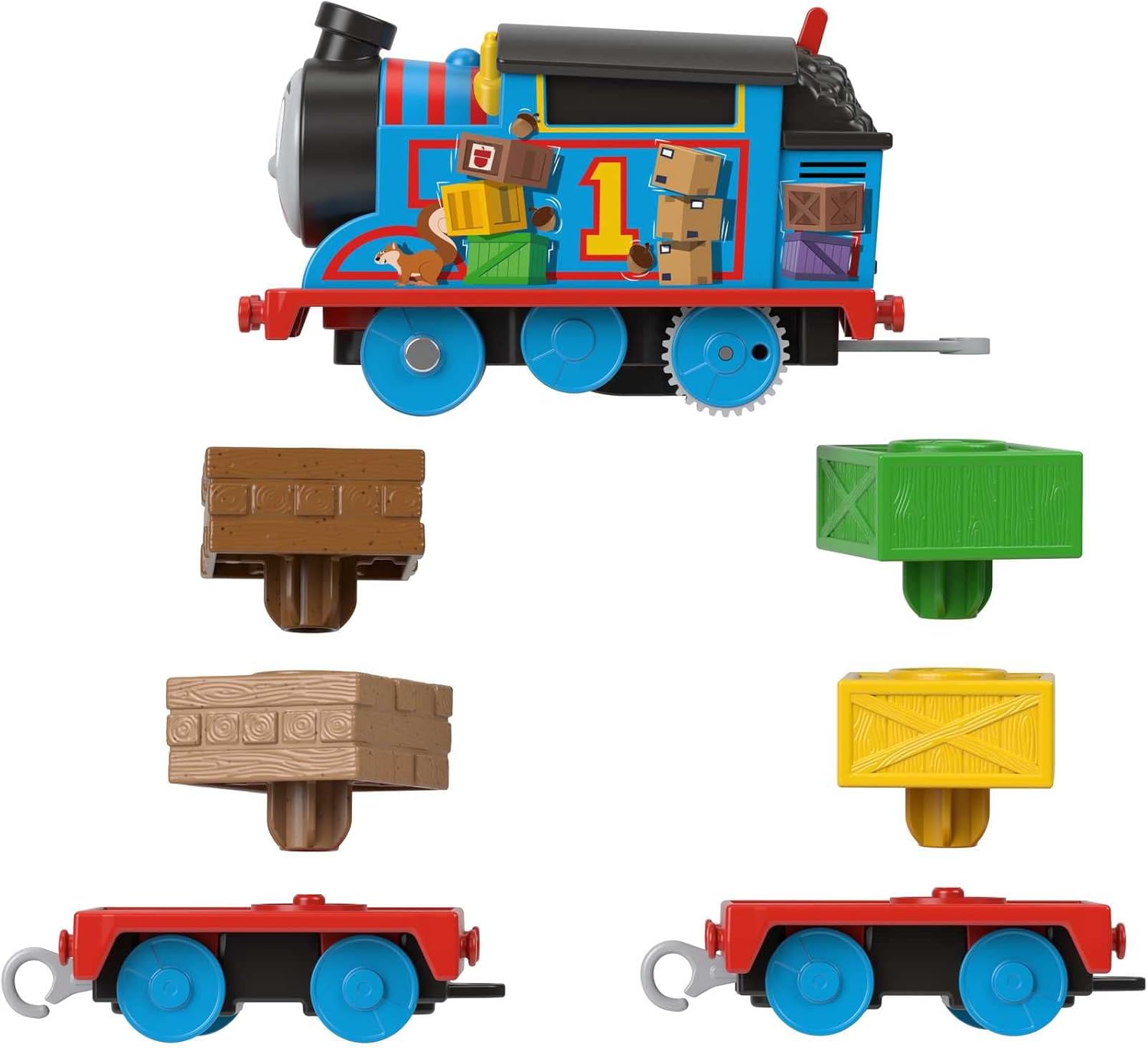 Thomas ampamp Friends Motorized Toy Train Graffiti Percy BatteryPowered Engine with 2 Cargo Cars for Pretend Play Preschool Kids Ages 3 YearsThomas Cargo