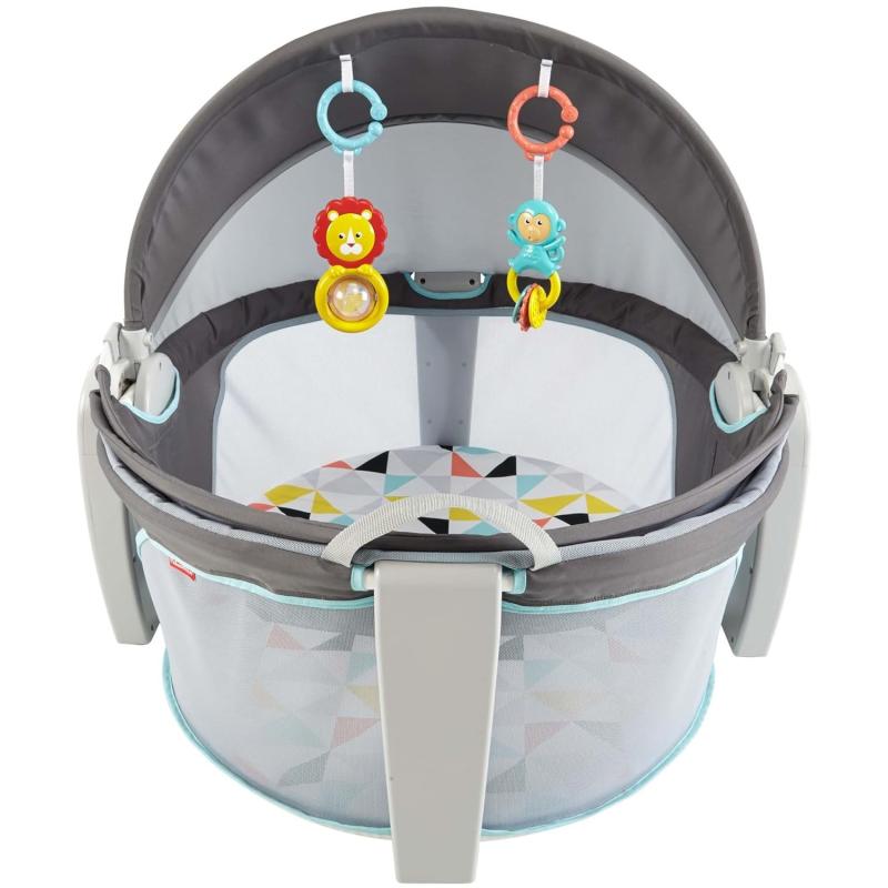 FisherPrice OnTheGo Baby Dome Gray and White