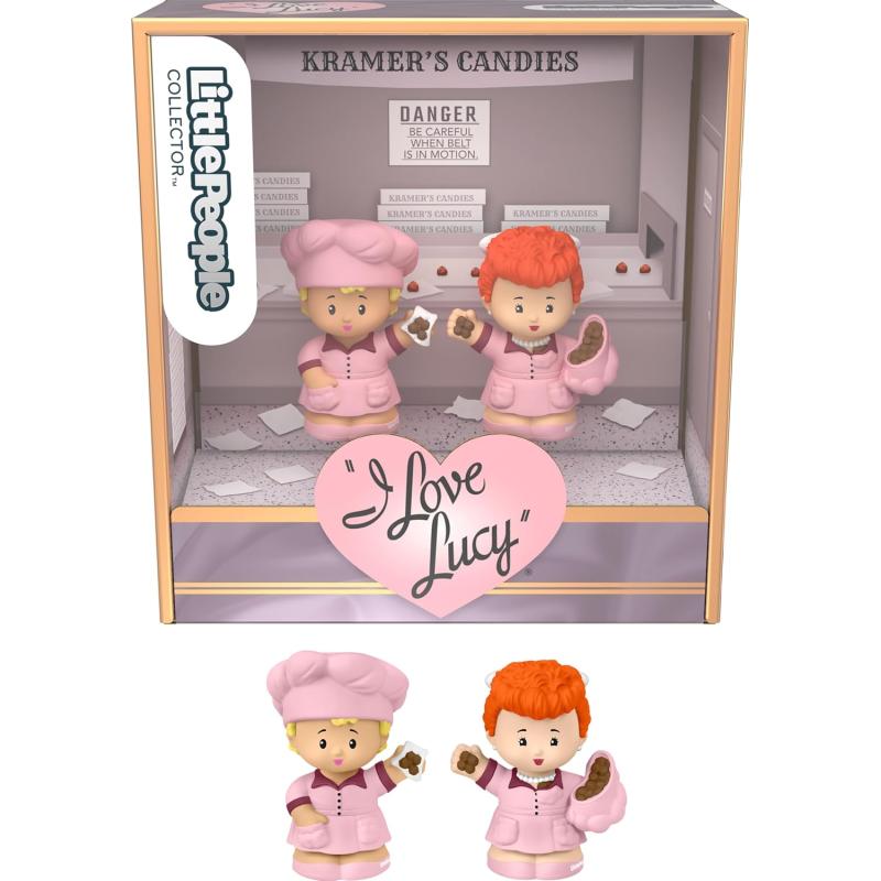 Little People Collector I Love Lucy TV Show Special Edition Set for Adults ampamp Fans Lucy ampamp Ethel Figures in a Display Box