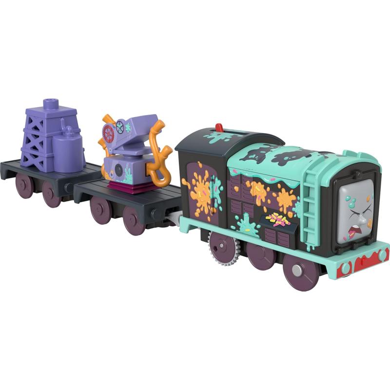 Thomas ampamp Friends Motorized Toy Train Graffiti Percy BatteryPowered Engine with 2 Cargo Cars for Pretend Play Preschool Kids Ages 3 YearsFrosting Diesel