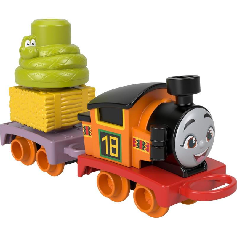 Thomas ampamp Friends Toddler Toy My First Brake Car Bruno PushAlong Vehicle with Stacking Cargo for Preschool Kids Ages 18 MonthsNia