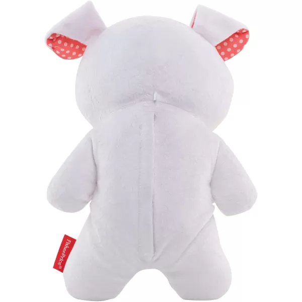 FisherPrice Baby Toy Calming Vibrations Cuddle Soother Musical Plush Dog Sound Machine for Developmental Play Newborns Ages 0 Months