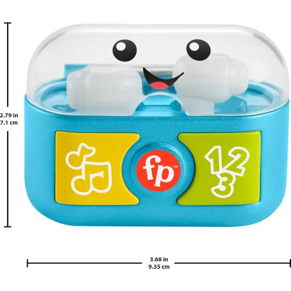 FisherPrice Baby ampamp Toddler Toy Laugh ampamp Learn Play Along Ear Buds with Music Lights ampamp Fine Motor Activities for Infants Ages 6 Months