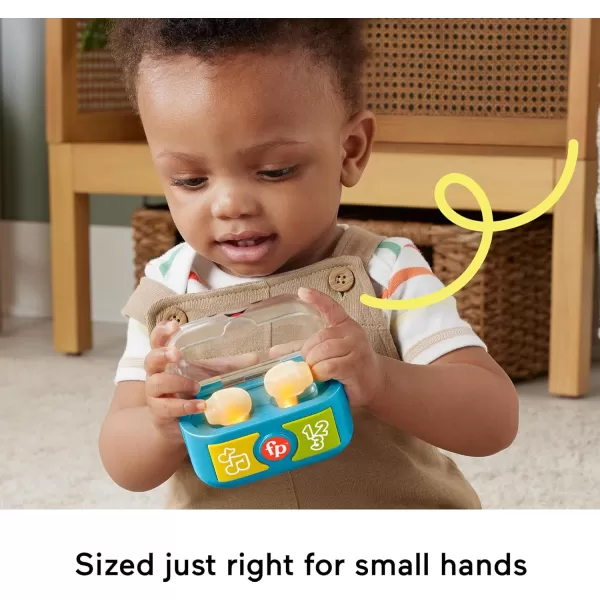 FisherPrice Baby ampamp Toddler Toy Laugh ampamp Learn Play Along Ear Buds with Music Lights ampamp Fine Motor Activities for Infants Ages 6 Months