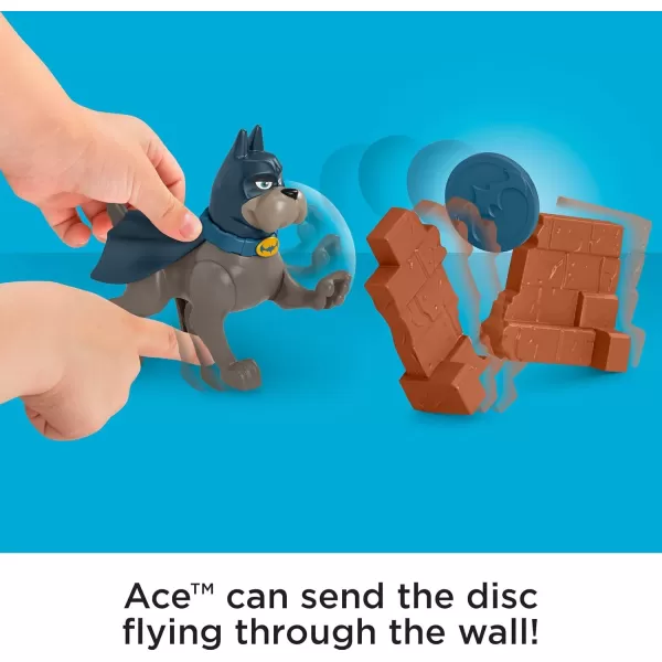 FisherPrice DC League of SuperPets Preschool Toys Super Hero ampamp Action Pet Set Batman Superman Krypto ampamp Ace for Kids Ages 3 Years