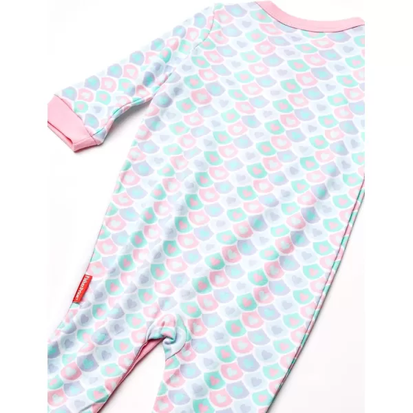 FisherPrice Embroidered OnePiece CoverallWhitePinkPurple