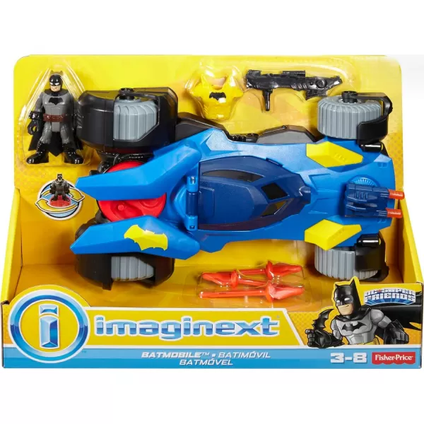 FisherPrice Imaginext DC Super Friends Batman Toy Batmobile Vehicle ampamp Figure Set for Preschool Pretend Play Kids Ages 3 Years