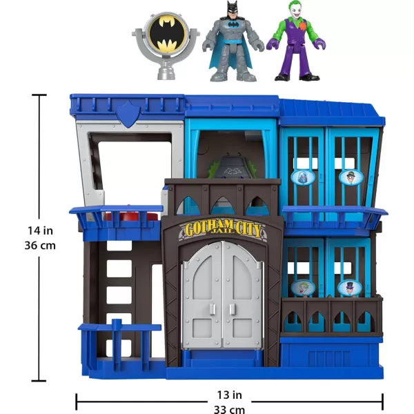 FisherPrice Imaginext DC Super Friends Batman Toy Gotham City Jail Recharged Playset for Preschool Pretend Play Kids Ages 3 Years