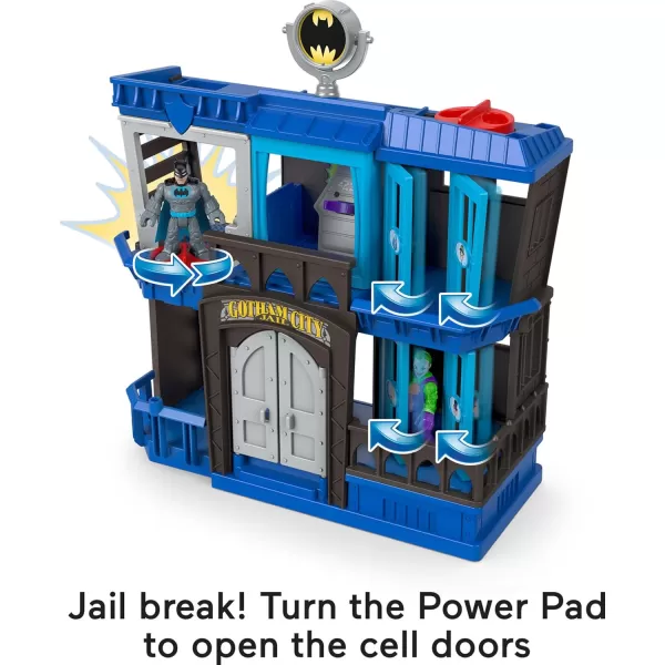 FisherPrice Imaginext DC Super Friends Batman Toy Gotham City Jail Recharged Playset for Preschool Pretend Play Kids Ages 3 Years