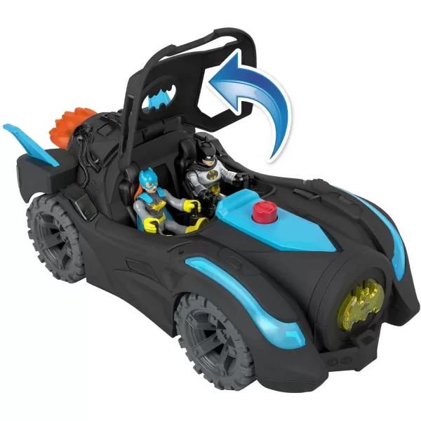 FisherPrice Imaginext DC Super Friends Batman Toy Lights ampamp Sounds Batmobile with Batman Figure for Preschool Kids Ages 3 Years