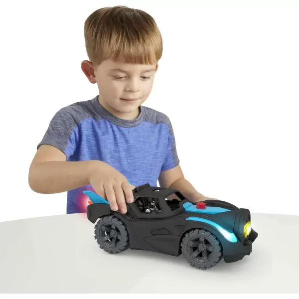 FisherPrice Imaginext DC Super Friends Batman Toy Lights ampamp Sounds Batmobile with Batman Figure for Preschool Kids Ages 3 Years