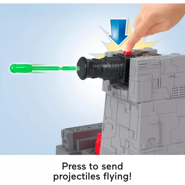 FisherPrice Imaginext Star Wars Toys Death Star Turret Cannon with Darth Vader Metal Character Key for Kids Ages 3 Years