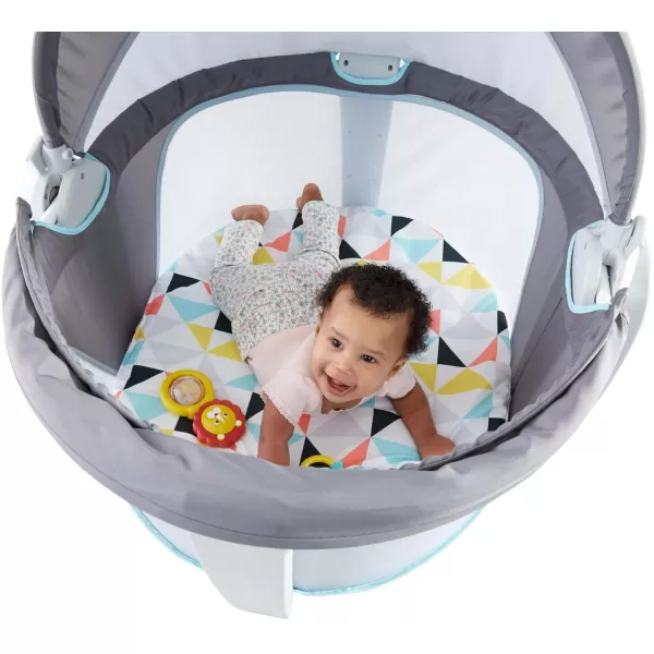 FisherPrice OnTheGo Baby Dome Gray and White