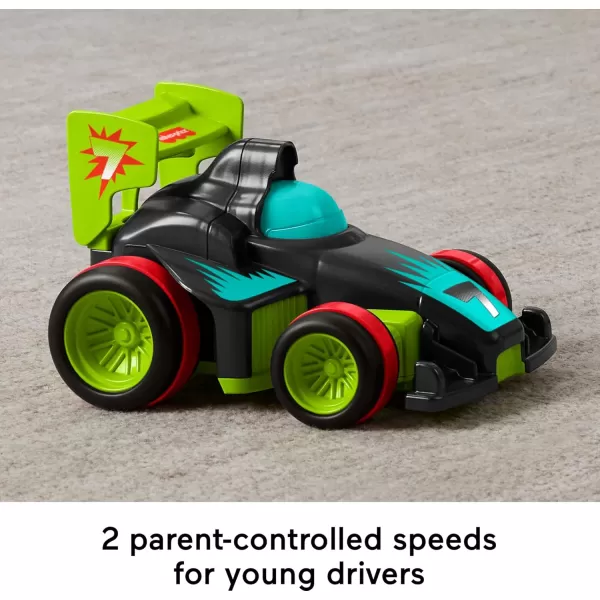 FisherPrice Preschool Toy Remote Controlled Car My Easy RC with 2 Speeds for Kids Ages 3 Years
