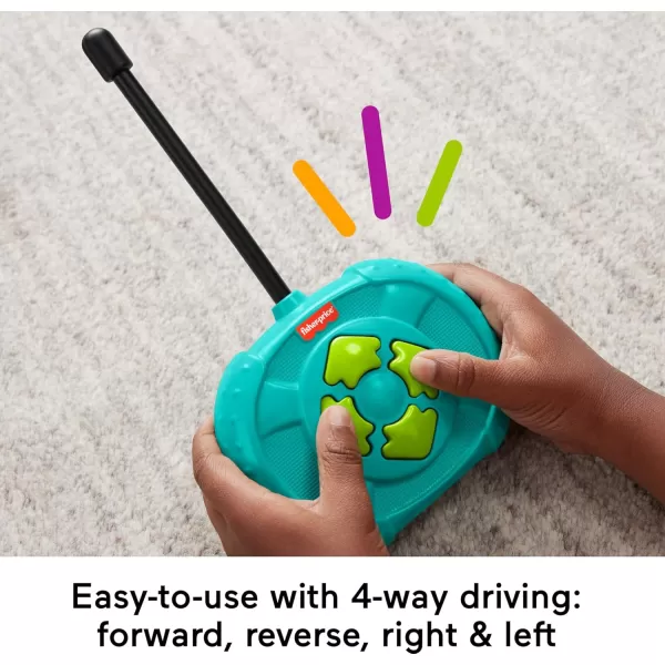 FisherPrice Preschool Toy Remote Controlled Car My Easy RC with 2 Speeds for Kids Ages 3 Years