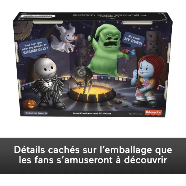 Little People Collector Disney Tim Burtons The Nightmare Before Christmas Special Edition Set for Adults ampamp Fans 4 Figures in Display Box