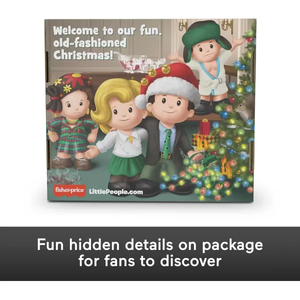 Little People Collector National Lampoons Christmas Vacation Movie Special Edition Set for Adults ampamp Fans 4 Figures in Display Package