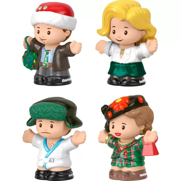 Little People Collector National Lampoons Christmas Vacation Movie Special Edition Set for Adults ampamp Fans 4 Figures in Display Package
