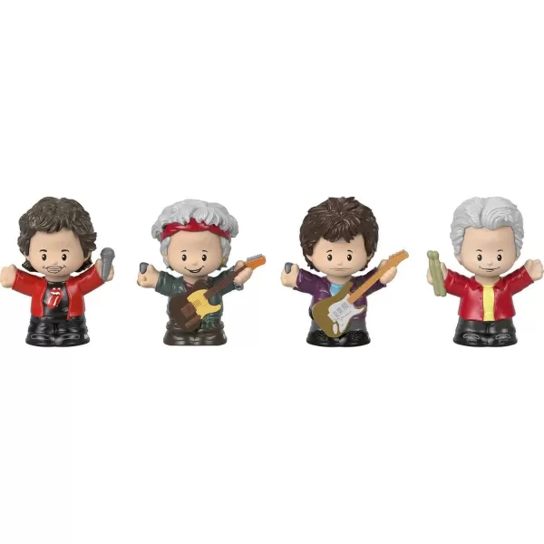 Little People Collector Rolling Stones Rock Band Special Edition Set for Adults ampamp Fans 4 Figures in Display Package