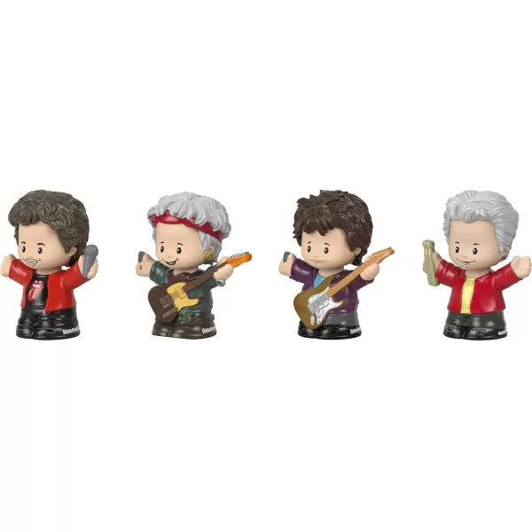Little People Collector Rolling Stones Rock Band Special Edition Set for Adults ampamp Fans 4 Figures in Display Package