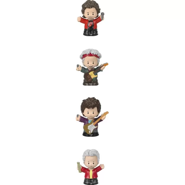 Little People Collector Rolling Stones Rock Band Special Edition Set for Adults ampamp Fans 4 Figures in Display Package