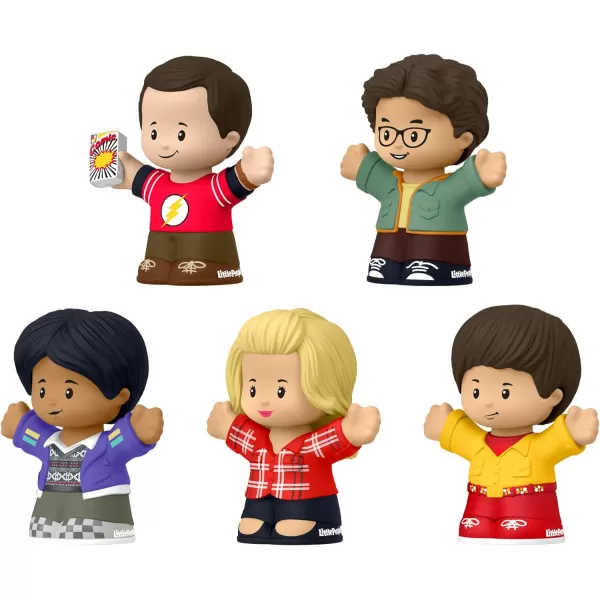 Little People Collector The Big Bang Theory TV Show Special Edition Set for Adults ampamp Fans 5 Figures in a Display Box