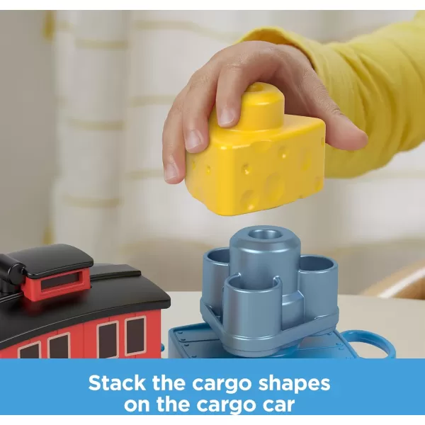 Thomas ampamp Friends Toddler Toy My First Brake Car Bruno PushAlong Vehicle with Stacking Cargo for Preschool Kids Ages 18 MonthsBruno