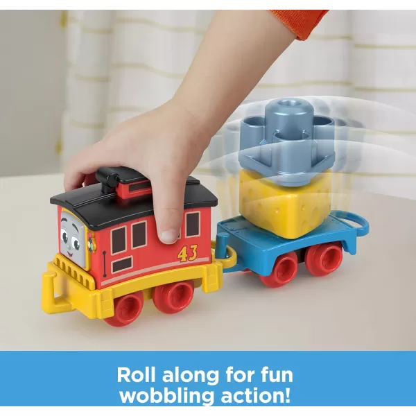Thomas ampamp Friends Toddler Toy My First Brake Car Bruno PushAlong Vehicle with Stacking Cargo for Preschool Kids Ages 18 MonthsBruno