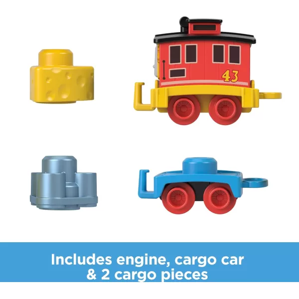 Thomas ampamp Friends Toddler Toy My First Brake Car Bruno PushAlong Vehicle with Stacking Cargo for Preschool Kids Ages 18 MonthsBruno