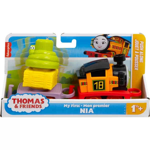 Thomas ampamp Friends Toddler Toy My First Brake Car Bruno PushAlong Vehicle with Stacking Cargo for Preschool Kids Ages 18 MonthsNia