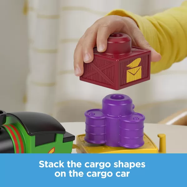 Thomas ampamp Friends Toddler Toy My First Brake Car Bruno PushAlong Vehicle with Stacking Cargo for Preschool Kids Ages 18 MonthsPercy