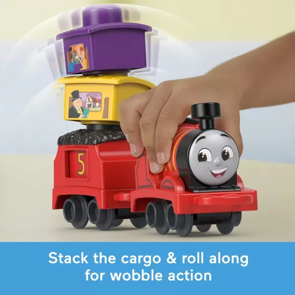 Thomas ampamp Friends Toddler Toy My First Knapford Station Train Playset with Stack ampamp Wobble Cargo for Kids Ages 18 MonthsKnapford Station  Thomas Engine