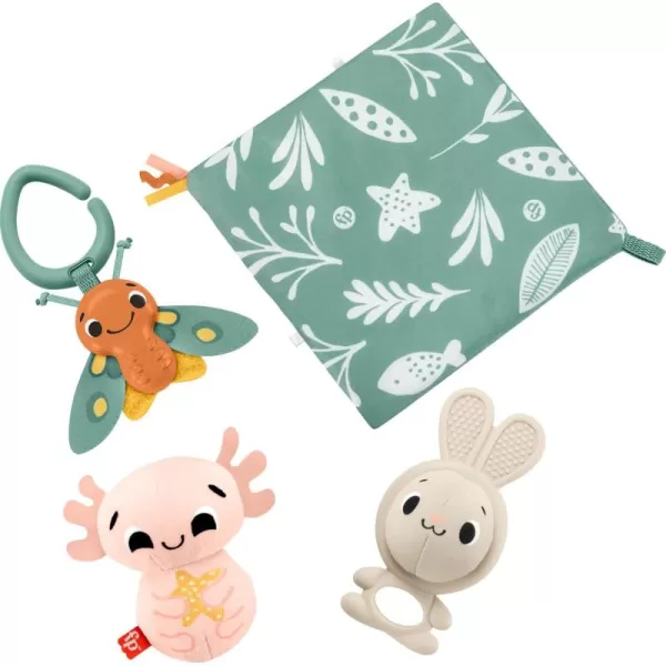 FisherPrice Baby Toys So Many Senses Set 4 Sensory Activities for Developmental Play for Newborns Ages 0 MonthsSensimals