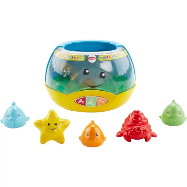 FisherPrice Baby ampamp Toddler Toy Laugh ampamp Learn Magical Lights Fishbowl with Smart Stages Learning Content for Infants Ages 6 Months