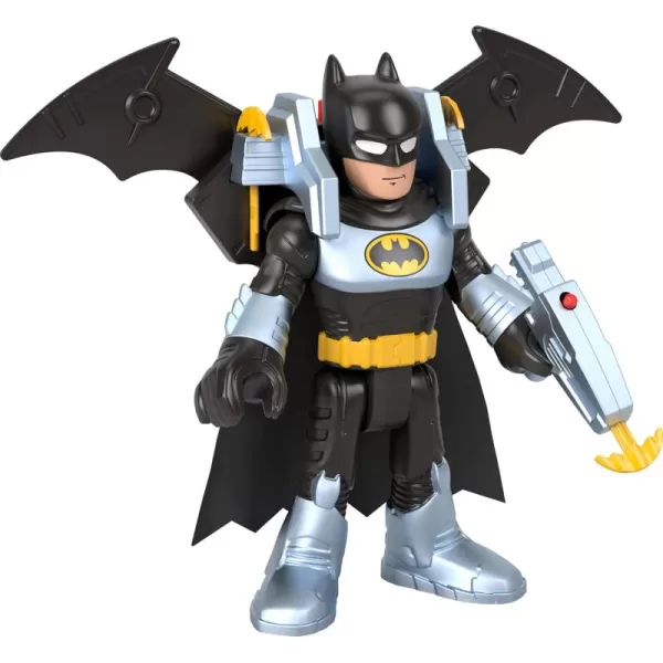 FisherPrice Imaginext DC Super Friends Batman Toy Batglider and XL Figure 10 Inches with Launcher for Pretend Play Kids Ages 3 Years
