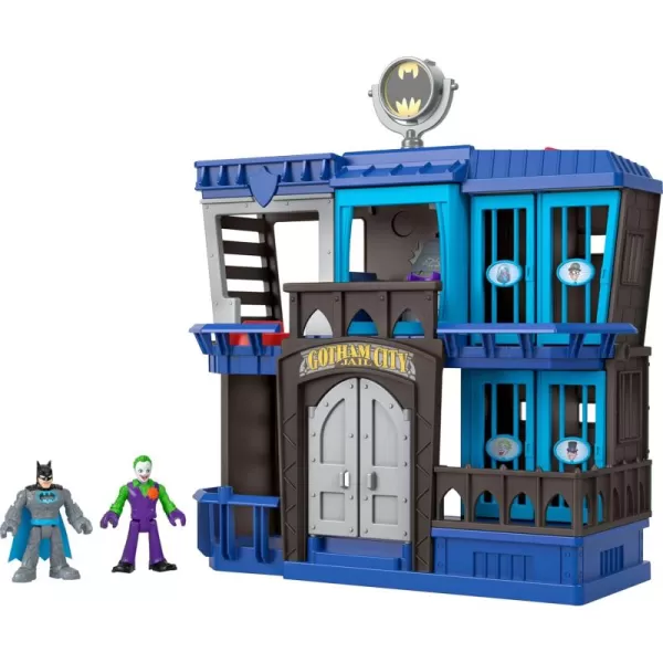 FisherPrice Imaginext DC Super Friends Batman Toy Gotham City Jail Recharged Playset for Preschool Pretend Play Kids Ages 3 Years