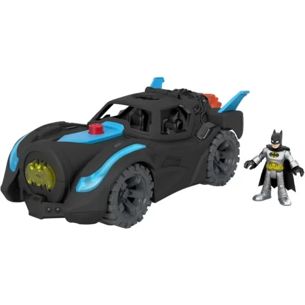 FisherPrice Imaginext DC Super Friends Batman Toy Lights ampamp Sounds Batmobile with Batman Figure for Preschool Kids Ages 3 Years