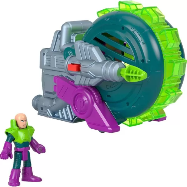 FisherPrice Imaginext DC Super Friends Toy Lex Luthor Spinning Saw Vehicle ampamp Figure Set for Pretend Play Kids Ages 3 Years