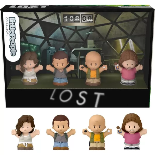 Little People Collector LOST TV Show Special Edition Figure Set in Display Box for Adults ampamp Fans