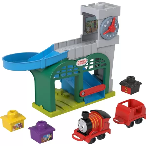 Thomas ampamp Friends Toddler Toy My First Knapford Station Train Playset with Stack ampamp Wobble Cargo for Kids Ages 18 MonthsKnapford Station  Thomas Engine